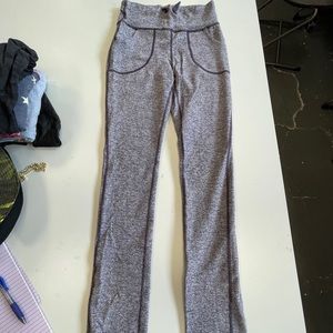 Lululemon purple print high waisted pants
